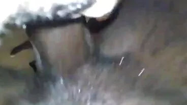 خوبصورت سنہرے بالوں والی ماڈل Kianna ڈائر پر چھلانگ ایک طویل مرگا کے ساتھ بستر میں